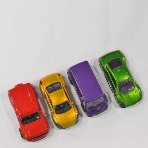 Lot of 4 Teamster L toy cars