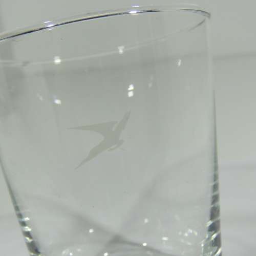 Vintage SA Airways glass