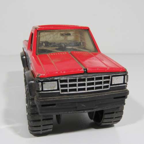 Vintage Buddy-L stock car race team truck