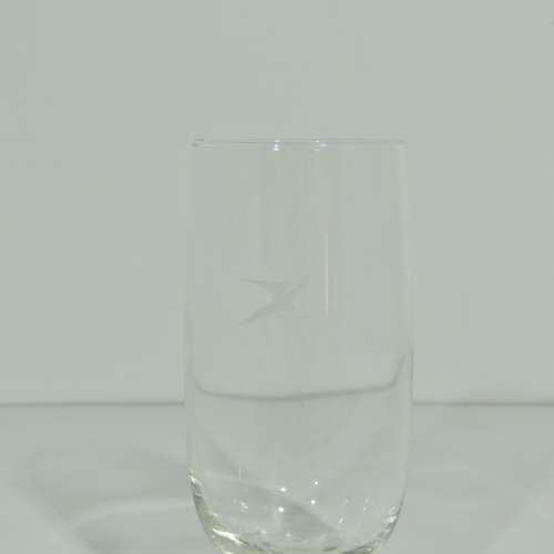 Vintage SA Airways wine glass