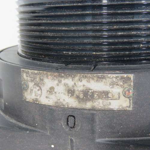 Dutch marine all-round white signal lantern - Not tested - Height 30 cm - Base 20,5 x 20,5 cm