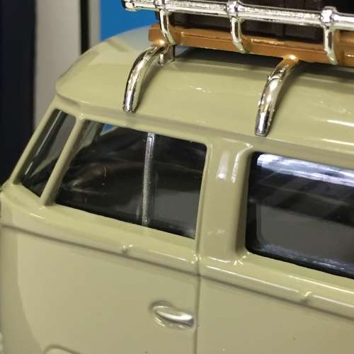 MotorMax Volkswagen Type 2 Double cab pickup van - scale 1/24 in box