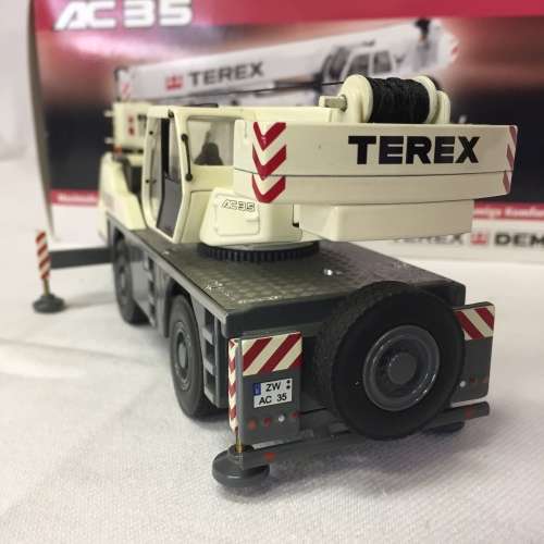Terex Demag AC35 mobile crane model - scale 1/50 in box