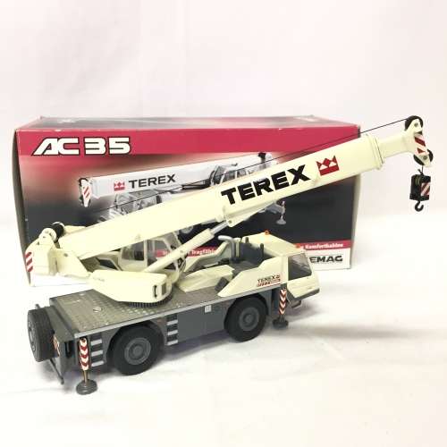 Terex Demag AC35 mobile crane model - scale 1/50 in box