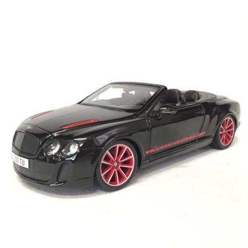 Bburago Bentley Continental Supersports convertible ISR model car - scale 1/18