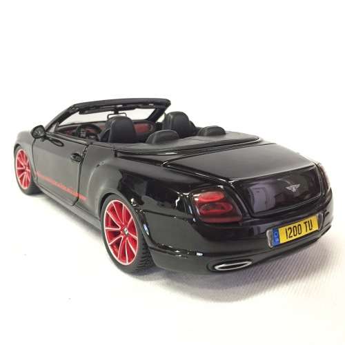 Bburago Bentley Continental Supersports convertible ISR model car - scale 1/18
