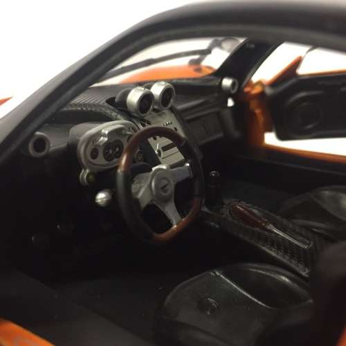 Mondo Motors Pagani Zonda F supercar model car - one mirror missing - scale 1/18