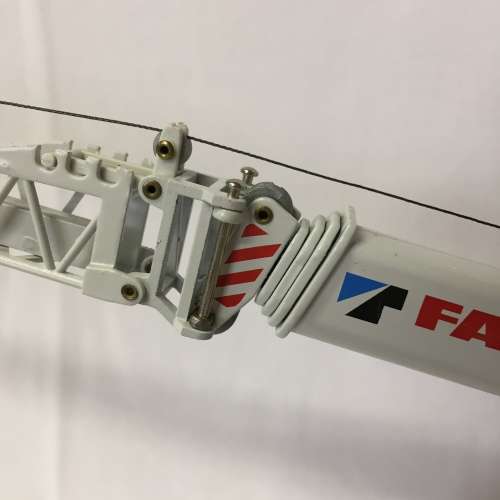 Conrad #2099 Tadano Faun ATF 45-3 die-cast mobile crane construction model - scale 1/50