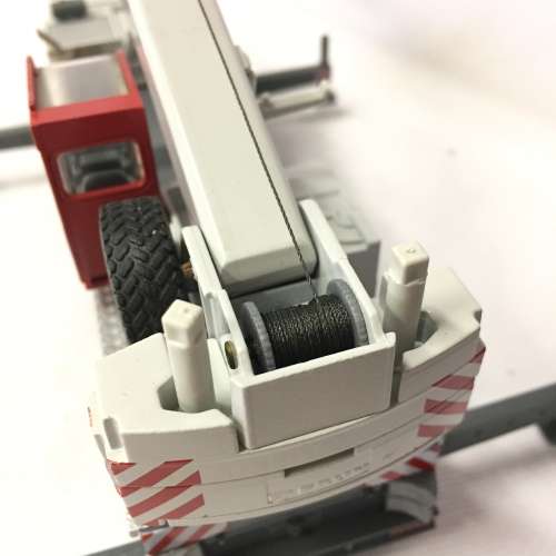 Conrad #2099 Tadano Faun ATF 45-3 die-cast mobile crane construction model - scale 1/50
