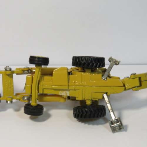 ERTL Ford 555B Backhoe with front loader construction model - Scale 1/64