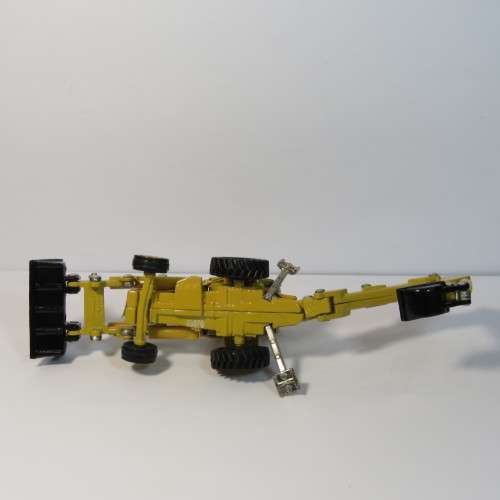 ERTL Ford 555B Backhoe with front loader construction model - Scale 1/64