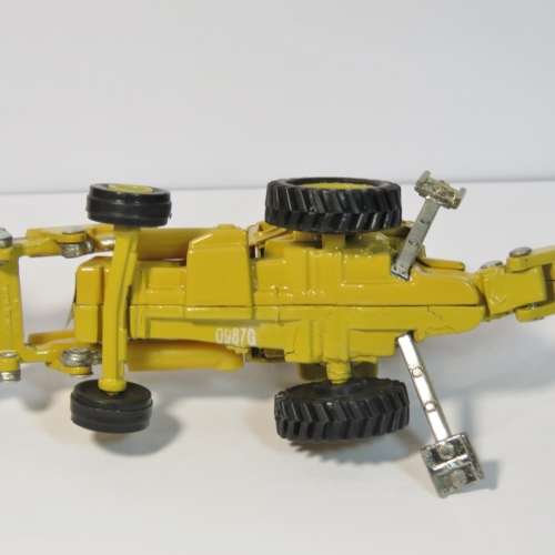 ERTL Ford 555B Backhoe with front loader construction model - Scale 1/64