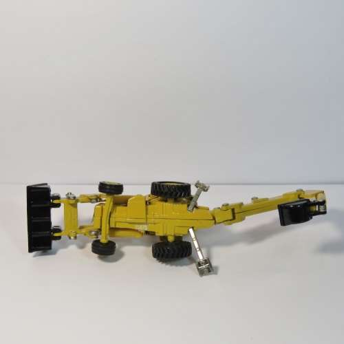 ERTL Ford 555B Backhoe with front loader construction model - Scale 1/64