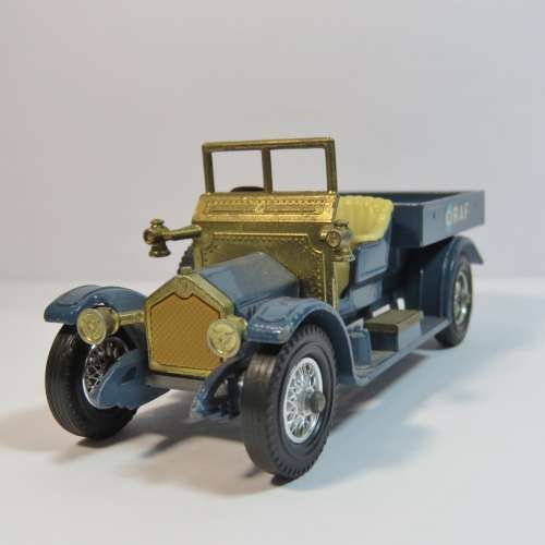 Matchbox 1918 Crossley Royal Air Force tender model car - No. Y-15 models of Yesteryear - No roof