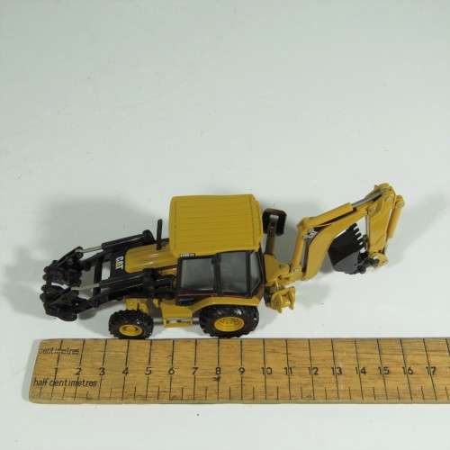 Norscot Caterpillar 420D IT backhoe loader die-cast construction model - Scale 1/50 - No scoop
