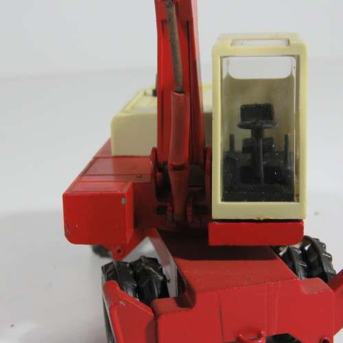 Gescha Poclain 90 excavator with clam die-cast construction model - Scale 1/50