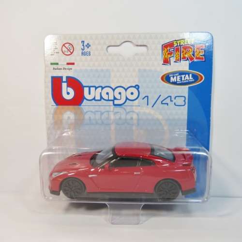 Bburago 2017 Nissan GT-R model car - Scale 1/43 - Still sealed