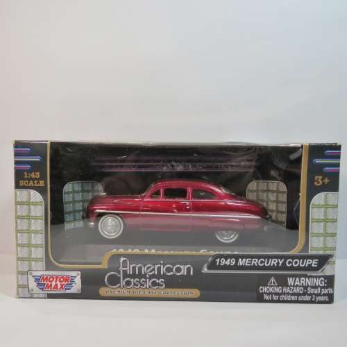 Motor Max 1949 Mercury Coupe model car - American Classics - Scale 1/43 - In box
