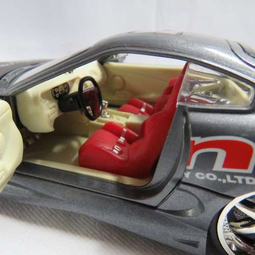 Toyota Supra Street Tuner model car with lights - Scale 1/24
