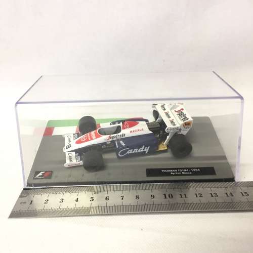 Formula 1 Toleman TG184 - 1984 die-cast model car - #19 Ayrton Senna