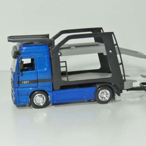 NewRay Mercedes-Benz Actros 1857 car transporter truck - Scale 1/43
