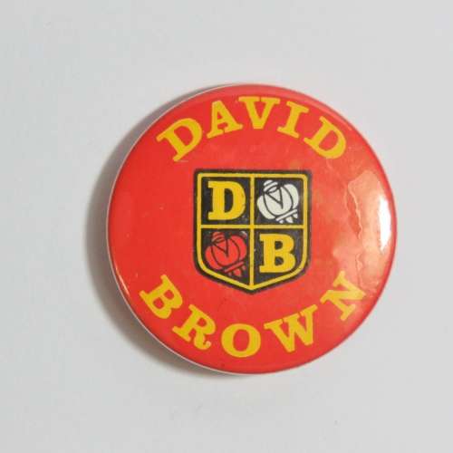 Vintage David Brown tractors lapel tinnie badge