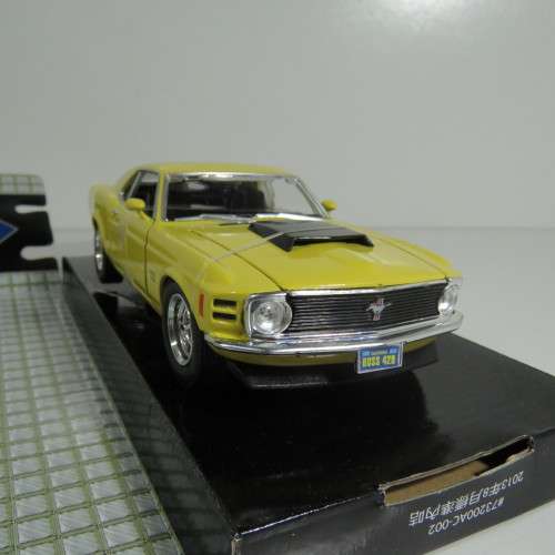 Motormax 1970 Ford Mustang Boss 429 in box  Scale 1/24