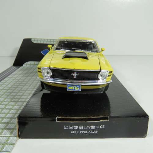 Motormax 1970 Ford Mustang Boss 429 in box  Scale 1/24