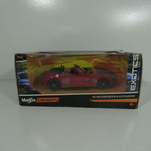 Maisto Exotics Mercedes-Benz SLS AMG Roadster model car in box  scale 1/24