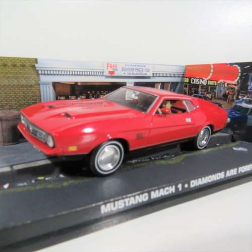 James Bond 007 - Ford Mustang Mach 1 model car - Diamonds are forever
