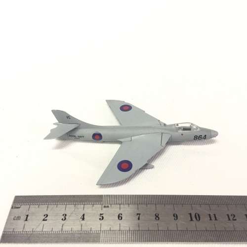 Royal Navy Hunter XE 689 die-cast model plane