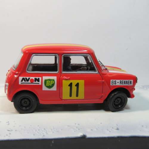 James Bond 007 - Austin Mini racing model car - On her Majesty's secret service