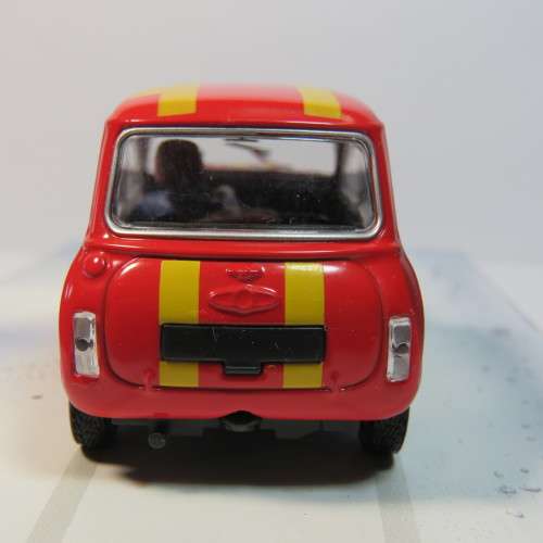 James Bond 007 - Austin Mini racing model car - On her Majesty's secret service