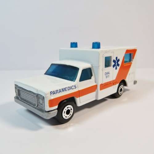 1977 Matchbox Ambulance model car