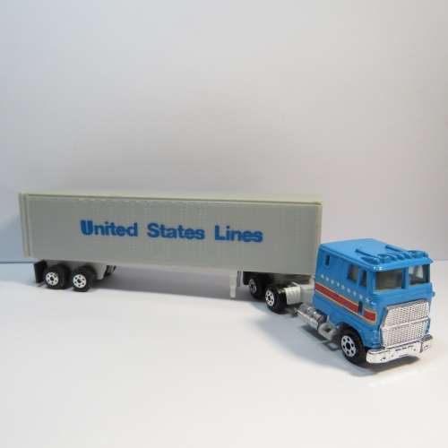 Yatming United States Line truck and trailer