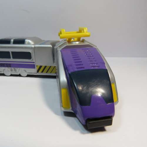 Vintage Matchbox Connectibles silver express trem