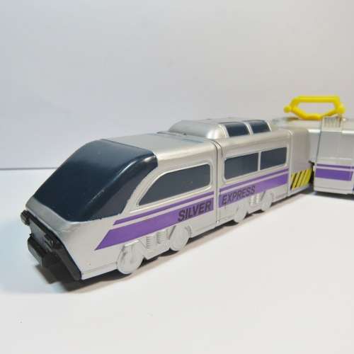 Vintage Matchbox Connectibles silver express trem