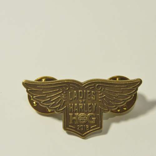 Ladies Harley pin badge