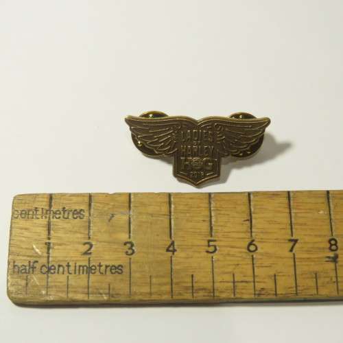 Ladies Harley pin badge