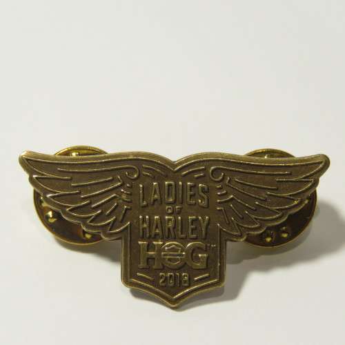 Ladies Harley pin badge