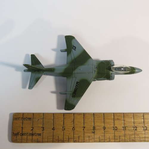 Maisto AV-8B die-cast jet plane - US Marines - No wheels and missiles
