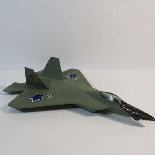 Tootsietoy F-22 jet plane with SAAF decals - No wheels
