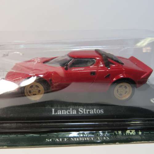 DelPrado Lancia Stratos model car - Scale 1/43