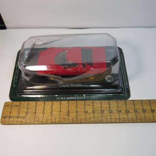 DelPrado Lancia Stratos model car - Scale 1/43