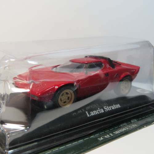 DelPrado Lancia Stratos model car - Scale 1/43