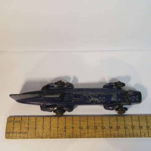 Britain`s Captain Malcolm Campbell`s Blue Bird II die-cast world speed record holder 1931 car
