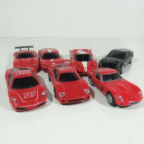 Lot of 7 Shell V-Power Ferrari toy cars - Pull back action