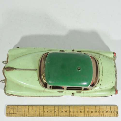 Vintage Gama Cadillac tin plate car - Used to be a battery operated model, but inner parts removed