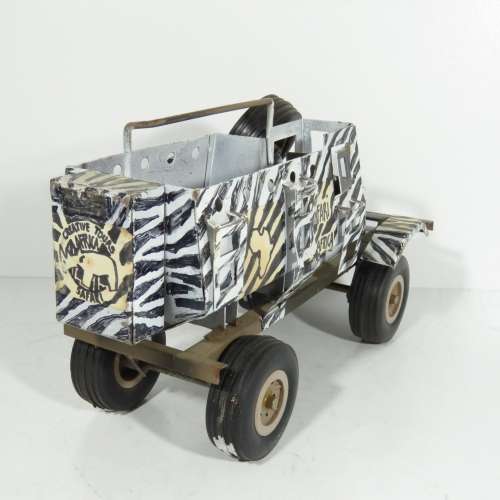 Vintage strike toys SA Army Buffel vehicle - Repainted
