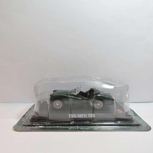Delprado Triumph TR3 model car - Scale 1/43